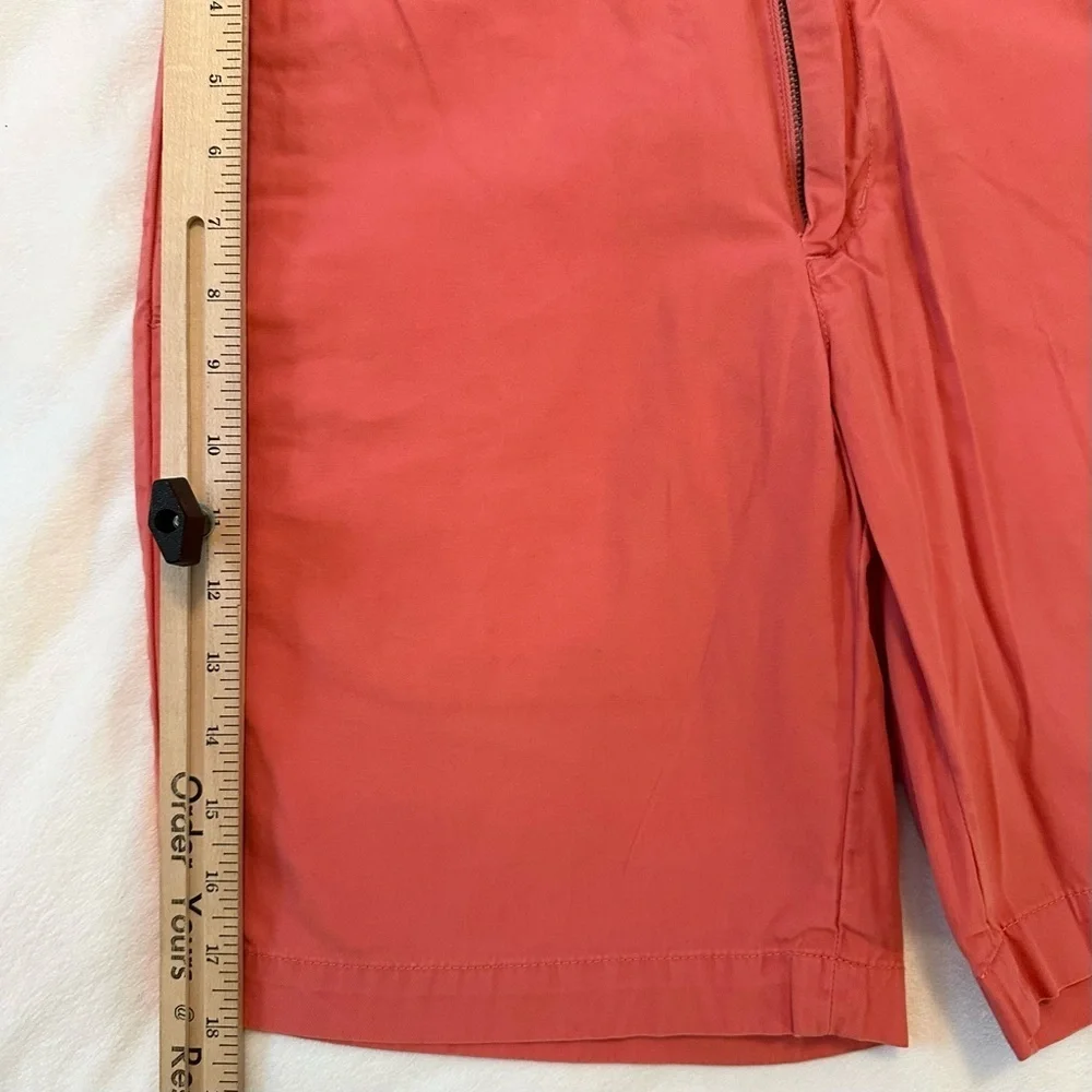 Vineyard Vines Bright Coral Men’s Shorts 30 Cotton 8” inseam preppy summer beach
